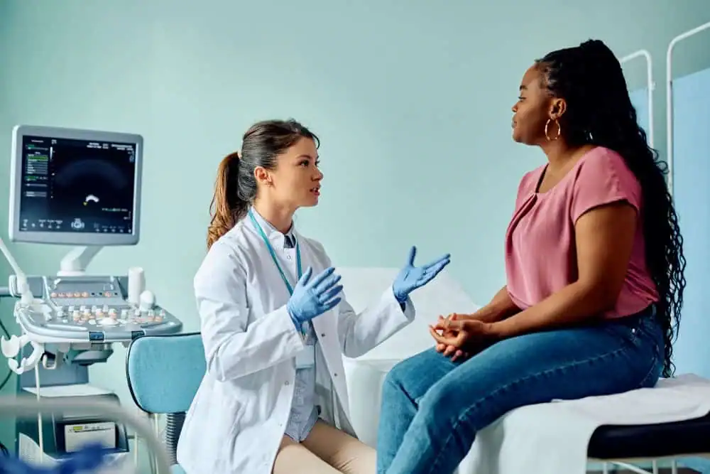 Woman have consultation about vaginal laxity Dudley